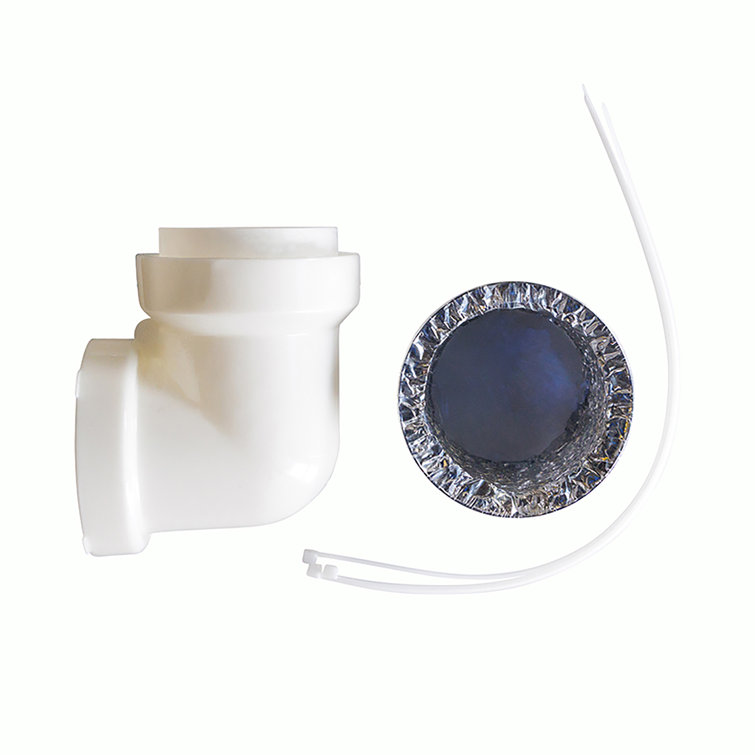 24" White Front-Load Vented Dryer with Moisture Sensing