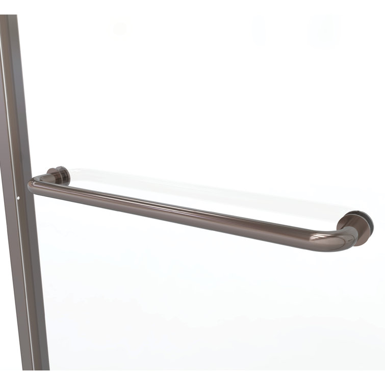 Infinity 70" x 47" Clear Glass Semi-Frameless Shower Door