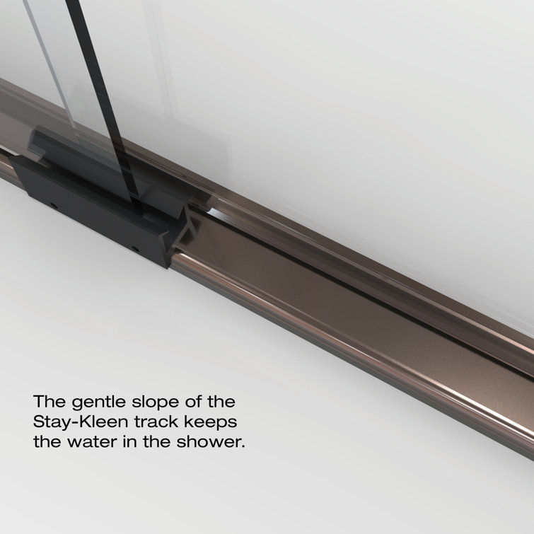Infinity 70" x 47" Clear Glass Semi-Frameless Shower Door