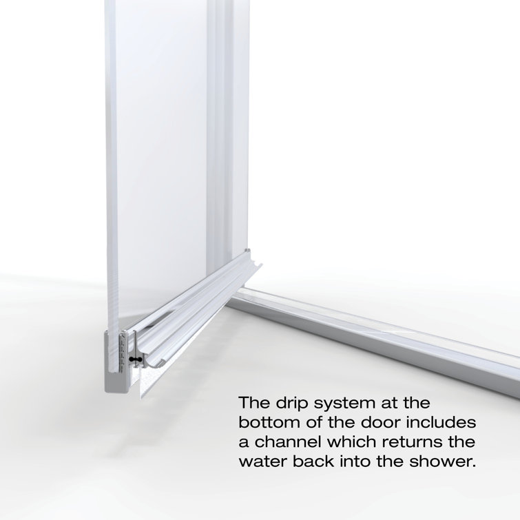 Armon 28" x 66" Oil-Rubbed Bronze Pivot Shower Door