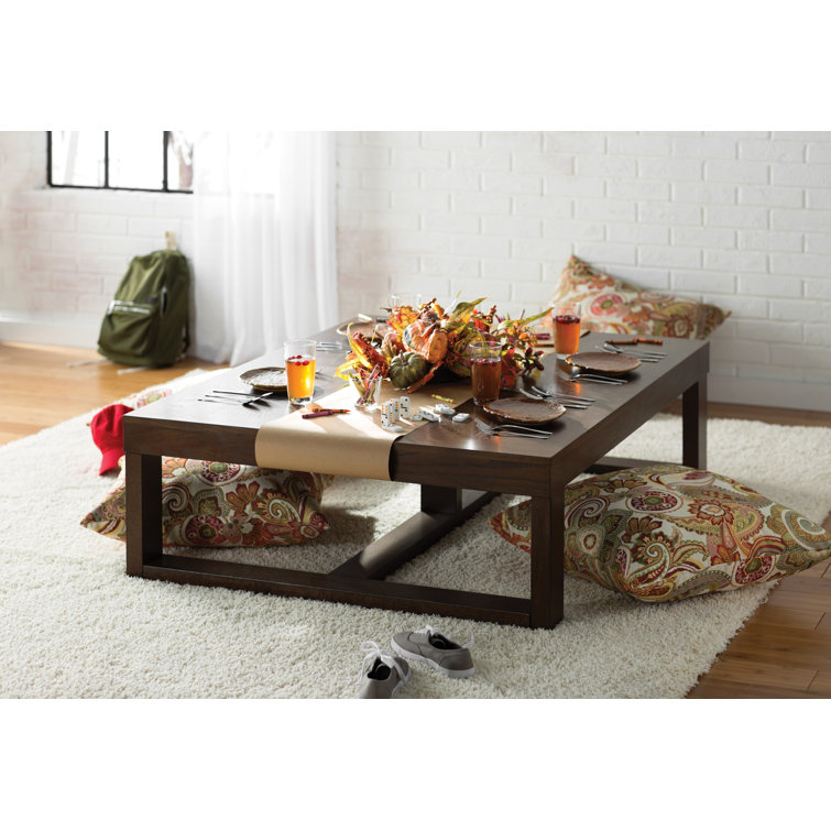 Watson Dark Brown Rectangular Wood Coffee Table