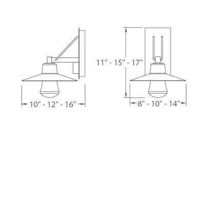 Black Mouth Blown Glass Dimmable LED Outdoor Wall Lantern