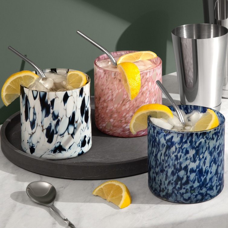 Hand-Blown Glass Clary Sage Scented Soy Candle