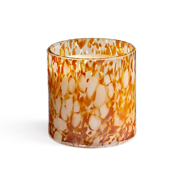 Hand-Blown Glass Orange Blossom Soy Candle