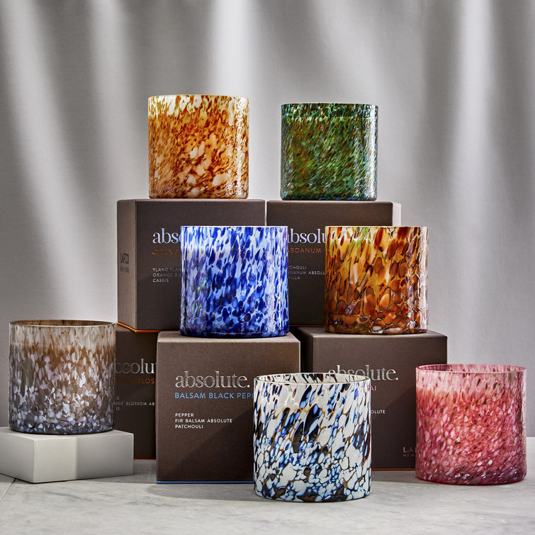 Hand-Blown Glass Orange Blossom Soy Candle