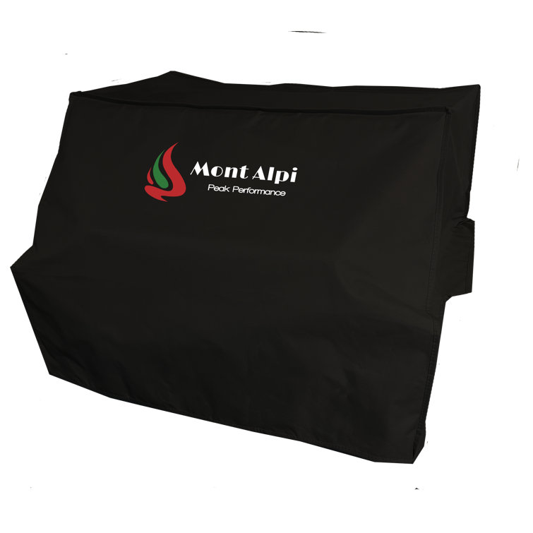 Mont Alpi Black Heavy Duty Waterproof Grill Cover, 45"