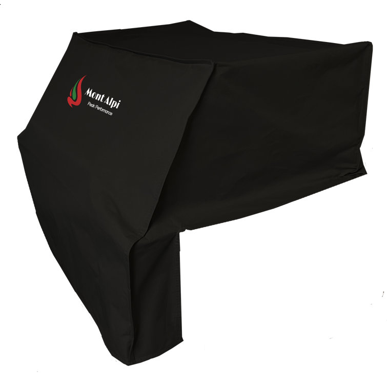 Mont Alpi Black Heavy Duty Waterproof Grill Cover, 45"