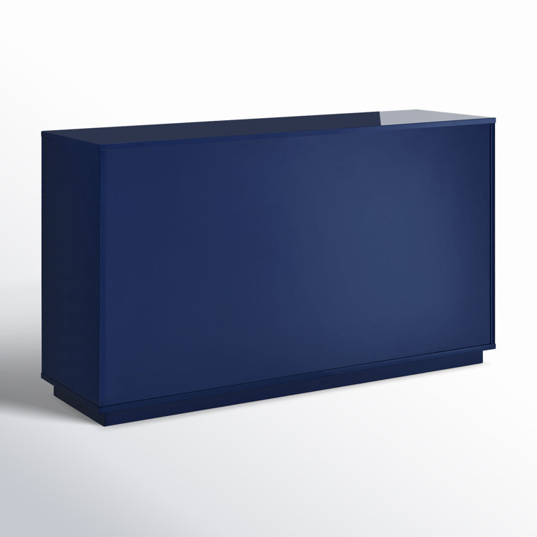 Carson Glossy Blue MDF 6-Drawer Sideboard