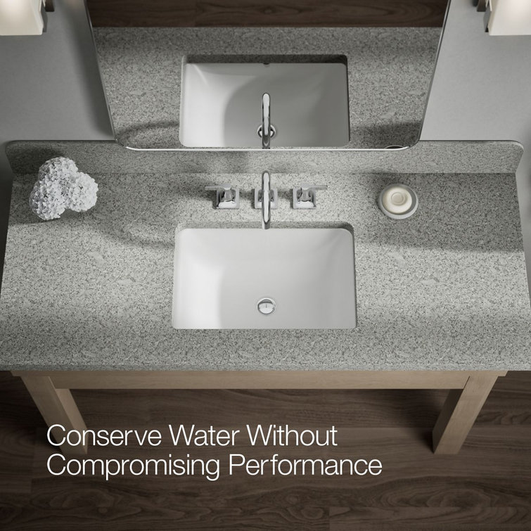 Polished Chrome Modern Widespread Bathroom Sink Faucet