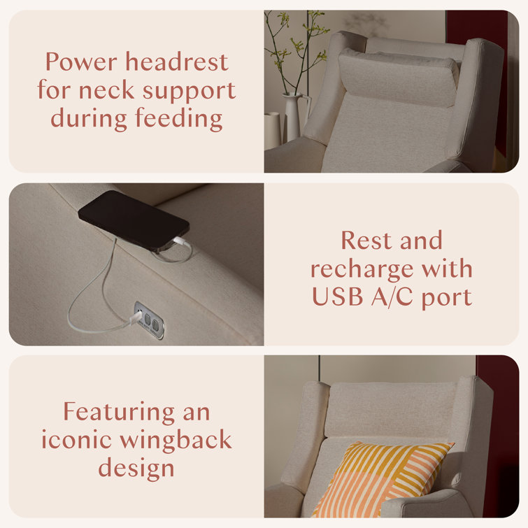 Beach Eco-Weave Swivel Recliner with Adjustable Headrest