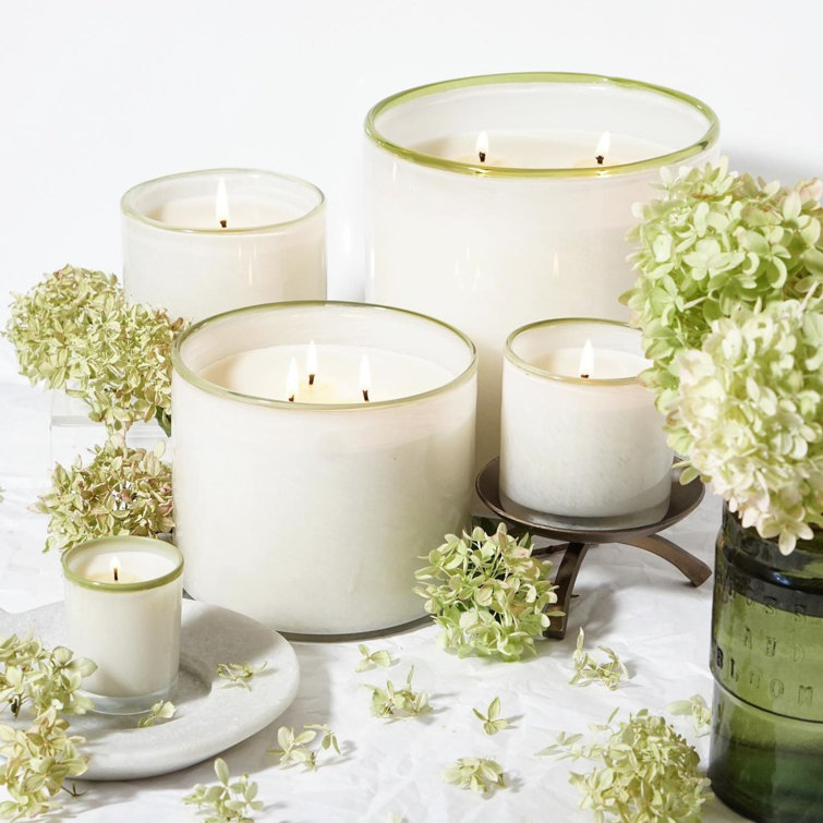 Amber Jar 30 oz Woody Scented Soy Candle with 3 Wicks