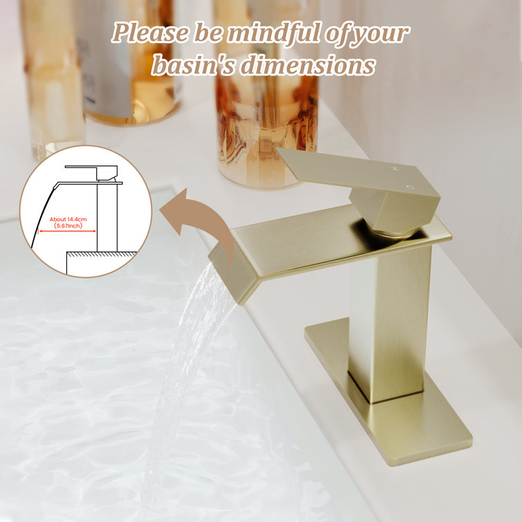 Matte Black Stainless Steel Single Handle Bathroom Faucet