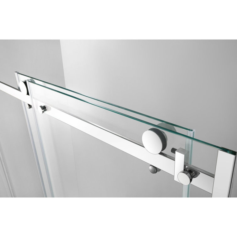 60-Inch White Acrylic Rectangular Alcove Tub with Polished Chrome Door