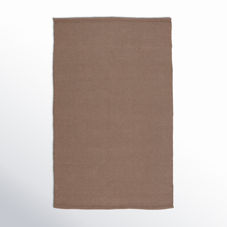 Indira Earth Brown Flat Woven Synthetic 5' x 8' Rug