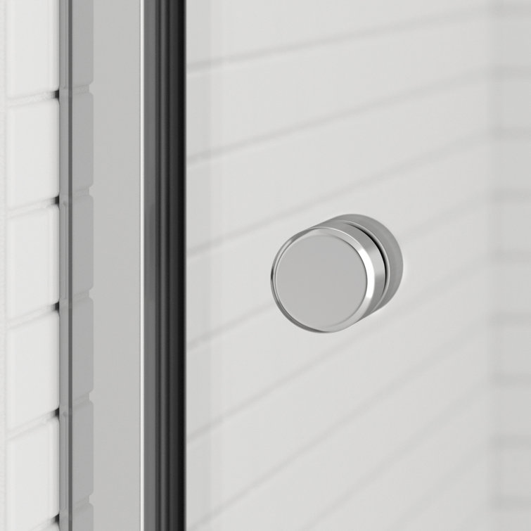 Rotolo 60" Oil Rubbed Bronze Semi-Frameless Sliding Shower Door