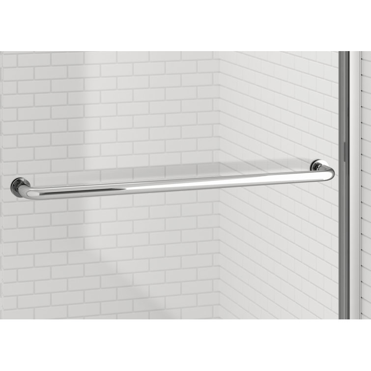 Rotolo 60" Oil Rubbed Bronze Semi-Frameless Sliding Shower Door