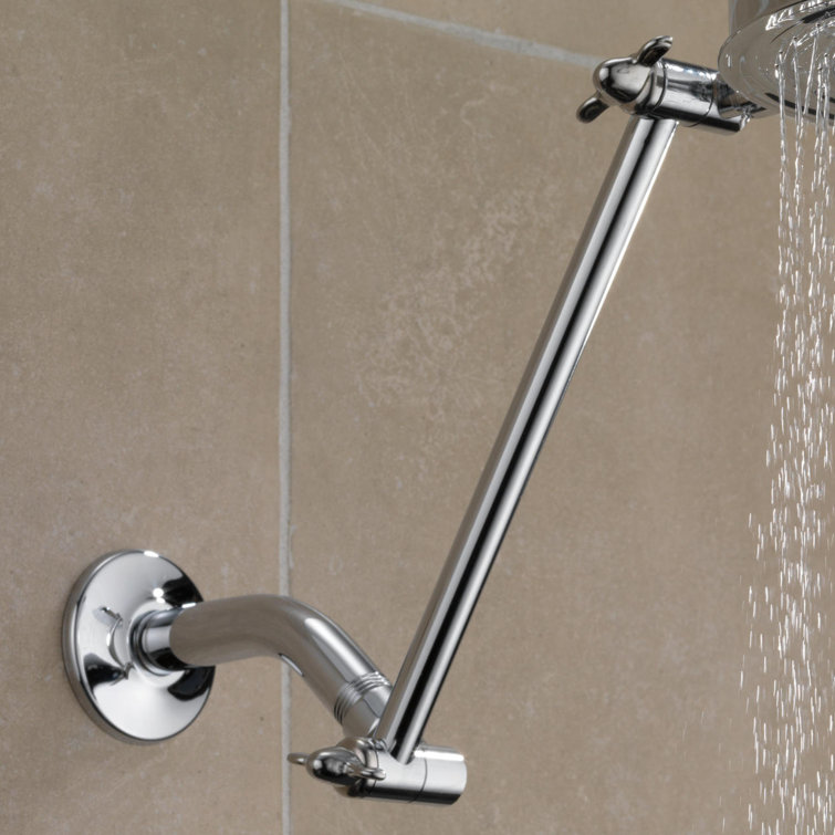 Chrome Adjustable 12-Inch Shower Arm Extension