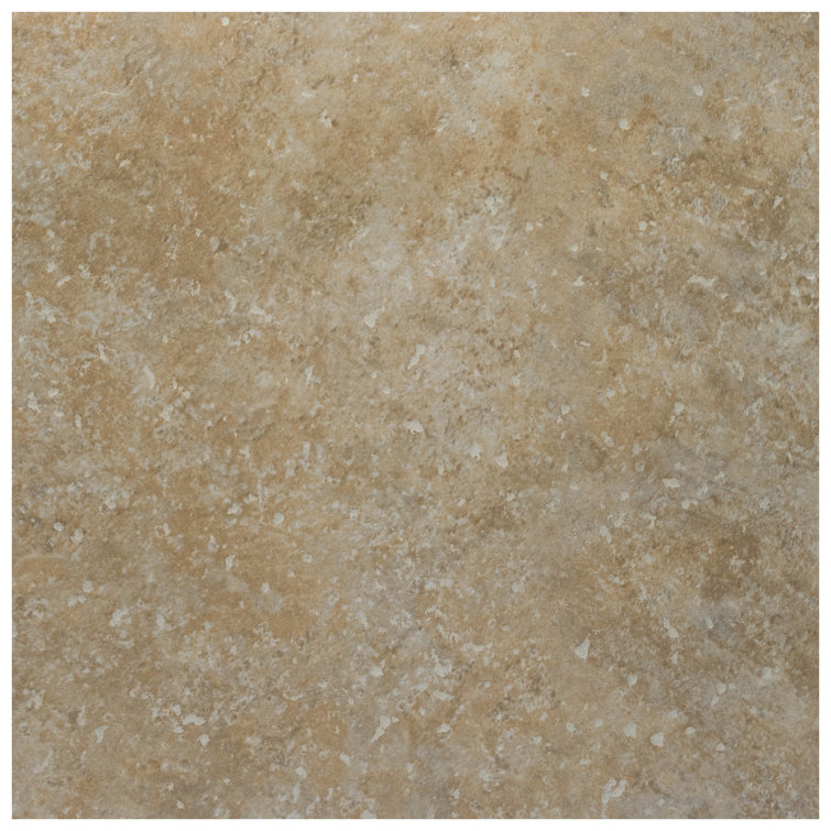 Roma 13" x 13" Beige Glazed Porcelain Floor and Wall Tile