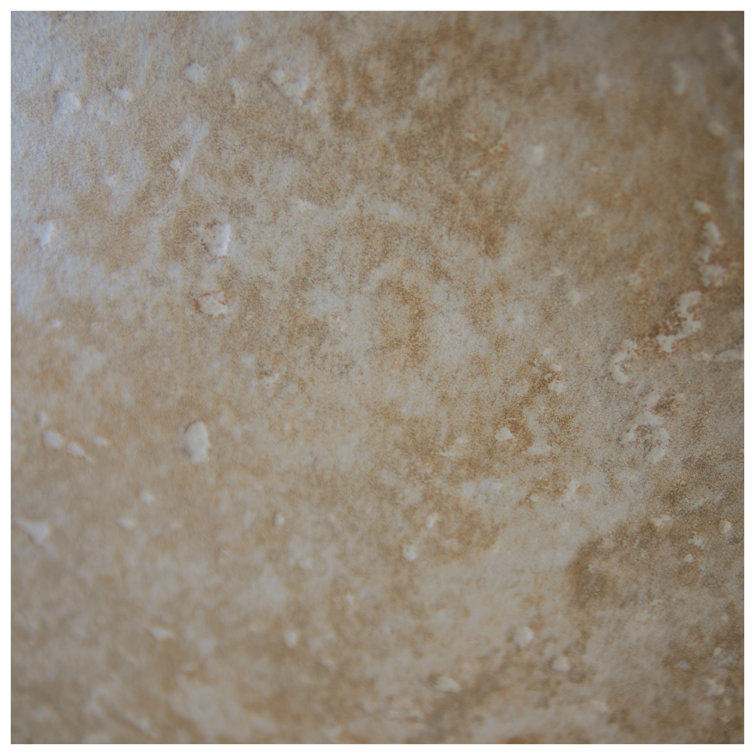 Roma 13" x 13" Beige Glazed Porcelain Floor and Wall Tile