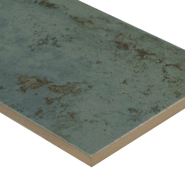 Marza Aqua Glossy Ceramic Subway Wall Tile Case