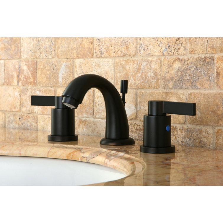 Elegant NuvoFusion Oil Rubbed Bronze Widespread Bathroom Faucet