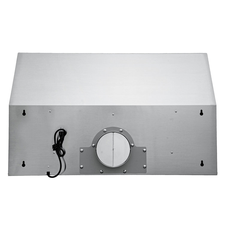 36-Inch Stainless Steel Under Cabinet Range Hood with LED Lights