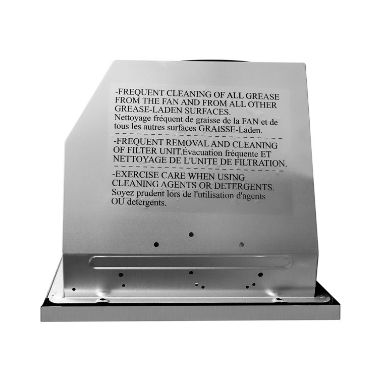 36-Inch Stainless Steel Convertible Insert Range Hood