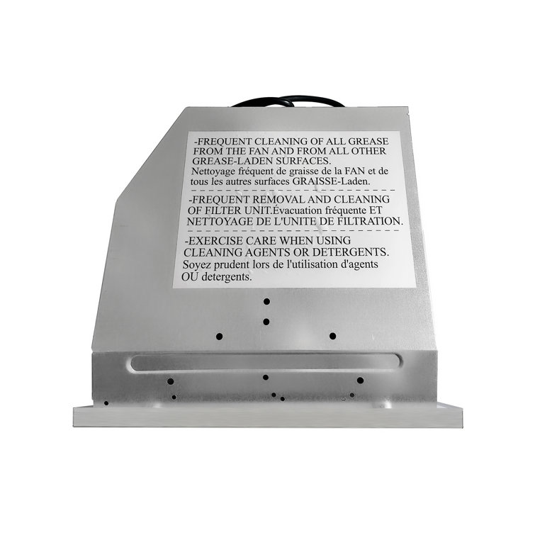 Cosmo 30-Inch Stainless Steel Insert Range Hood with LED Lights