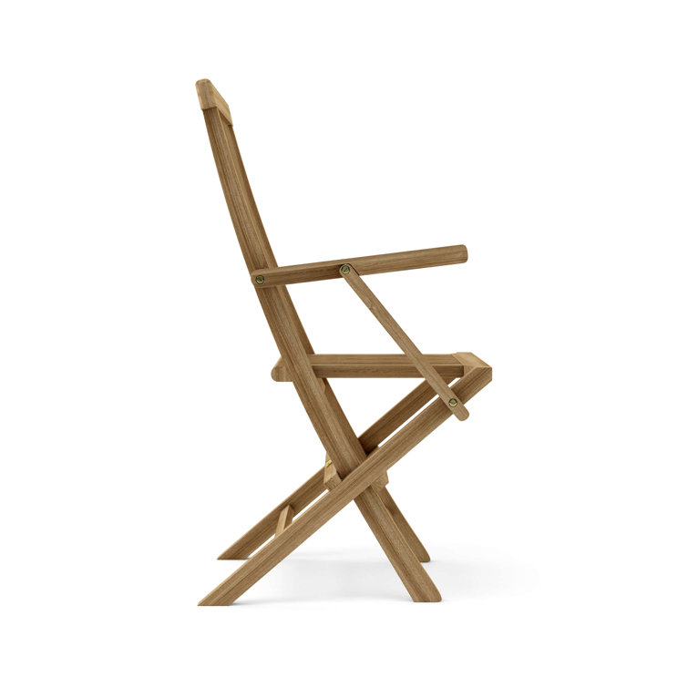 Bristol Teak Folding Outdoor Dining Armchair