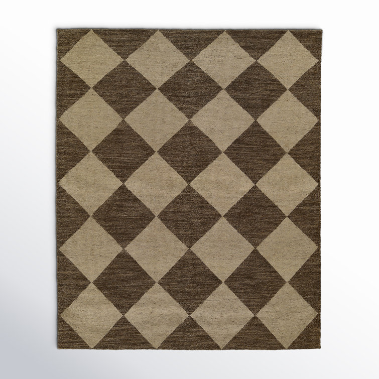 Palau Geometric Hand-Knotted Wool Area Rug - Brown, 8' x 10'