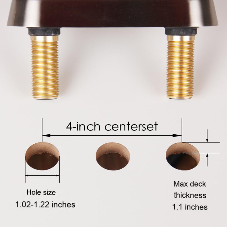 Brushed Nickel Centerset 2-Handle Bathroom Faucet with Drain Assembly