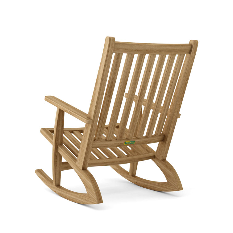 Anderson Teak Modern Outdoor Rocking Armchair