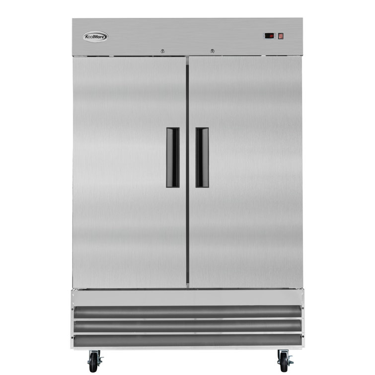54" Stainless Steel Two-Door Commercial Reach-In Refrigerator
