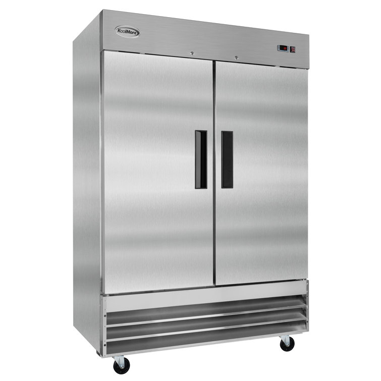 54" Stainless Steel Two-Door Commercial Reach-In Refrigerator
