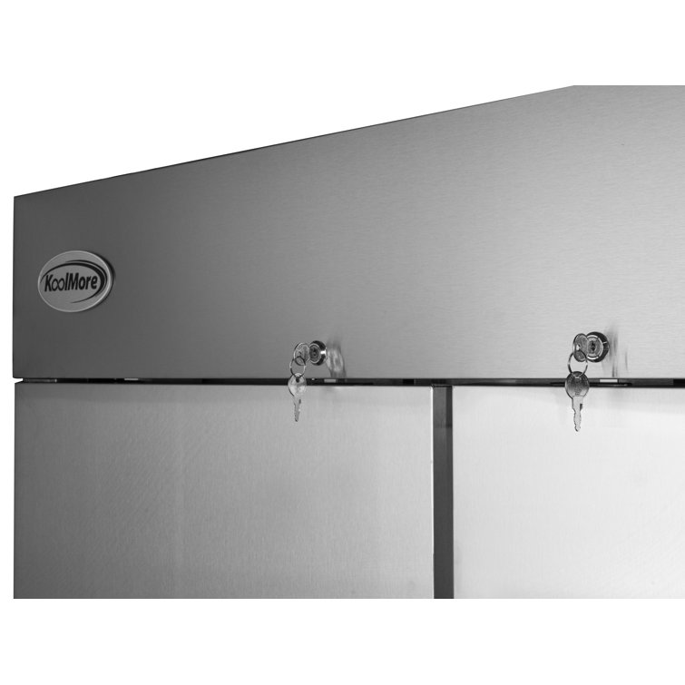 54" Stainless Steel Two-Door Commercial Reach-In Refrigerator