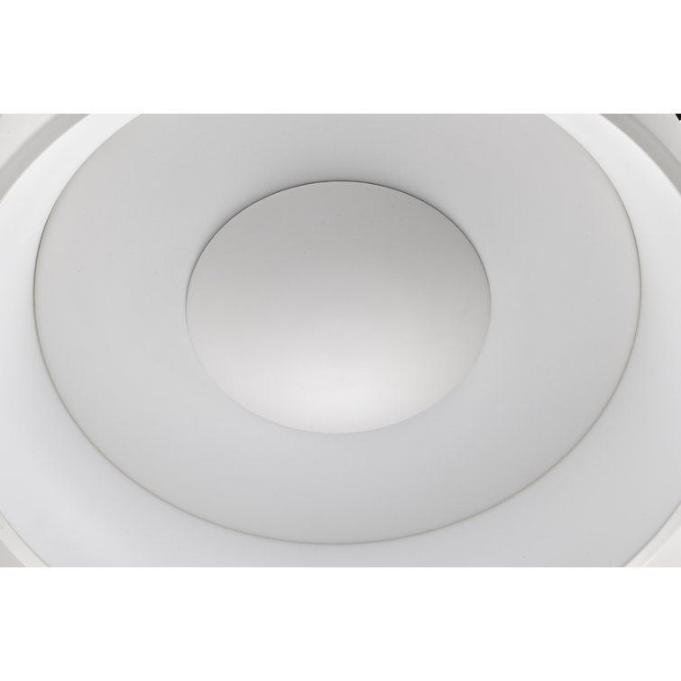 Orbit 20W White Acrylic LED Flush Mount Light