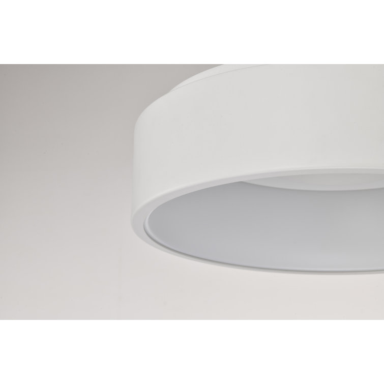 Orbit 20W White Acrylic LED Flush Mount Light