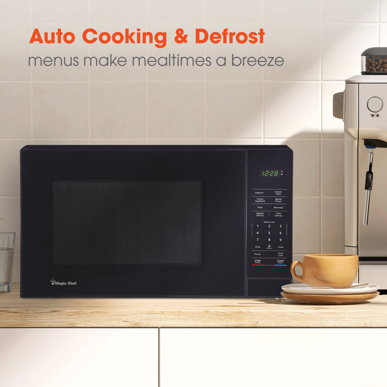 Magic Chef Black 1.1 Cubic Feet Countertop Microwave Oven