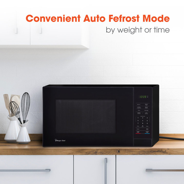 Magic Chef Black 1.1 Cubic Feet Countertop Microwave Oven