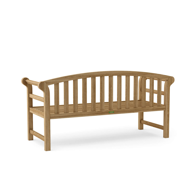 Brisbane Natural Teak Deep Seating Outdoor Bench