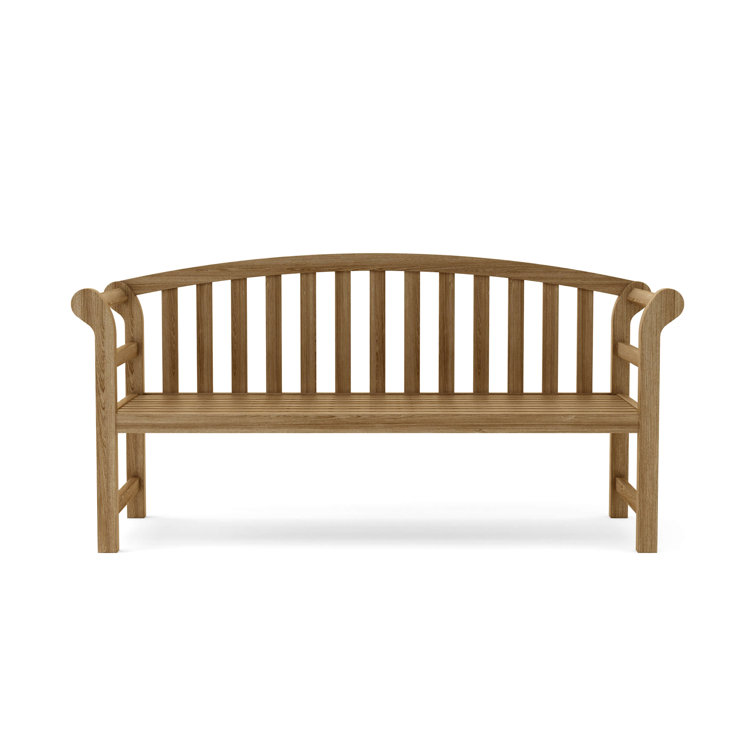 Brisbane Natural Teak Deep Seating Outdoor Bench
