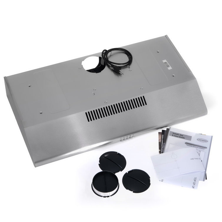 Cosmo 36" Stainless Steel Convertible Under Cabinet Range Hood
