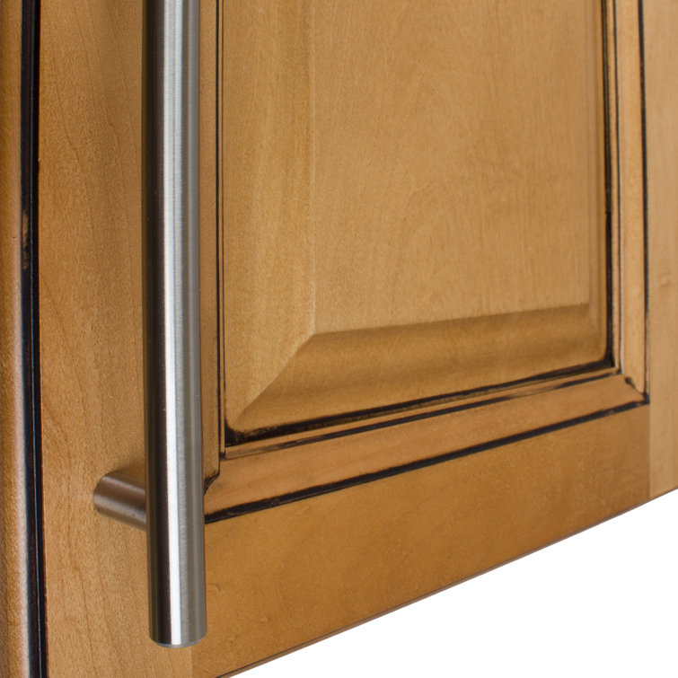 Stainless Steel 9'' Modern Bar Pull with Mounting Hardware