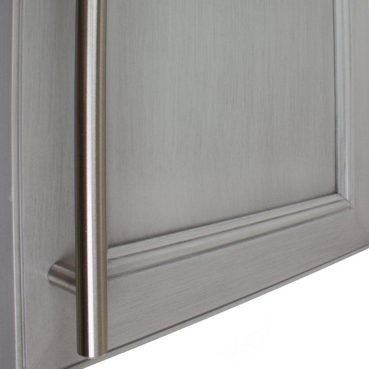 Stainless Steel 9'' Modern Bar Pull with Mounting Hardware