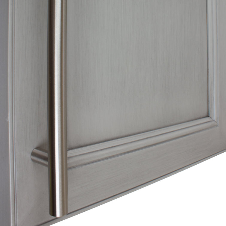 14-Inch Stainless Steel Modern Bar Pull with Mounting Hardware