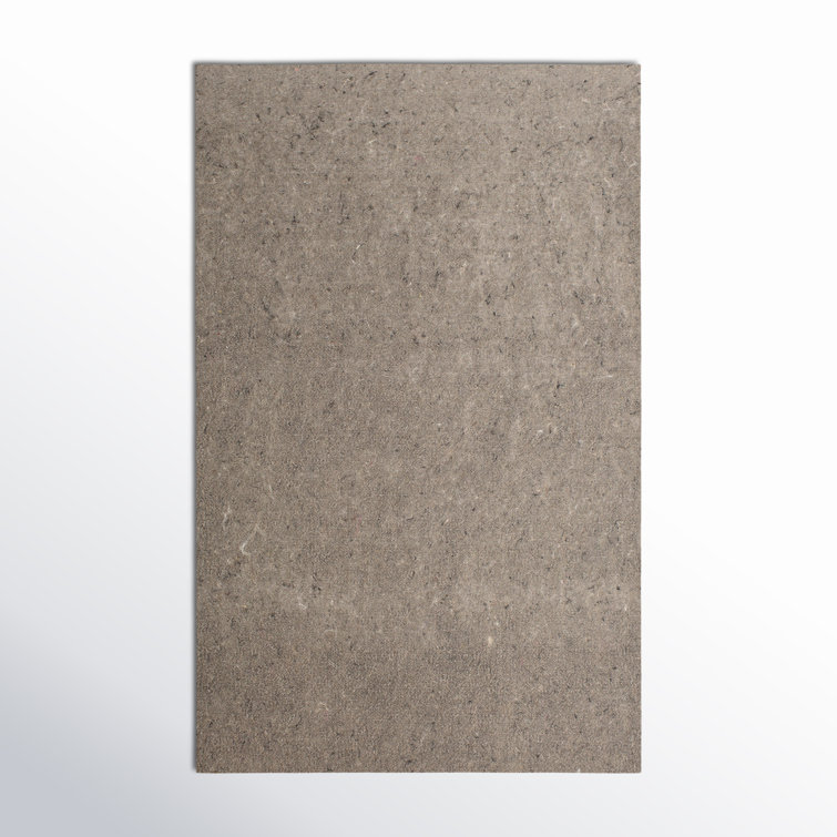 Eco-Friendly 2'x4' Gray Pet and Spill Proof Rug Pad