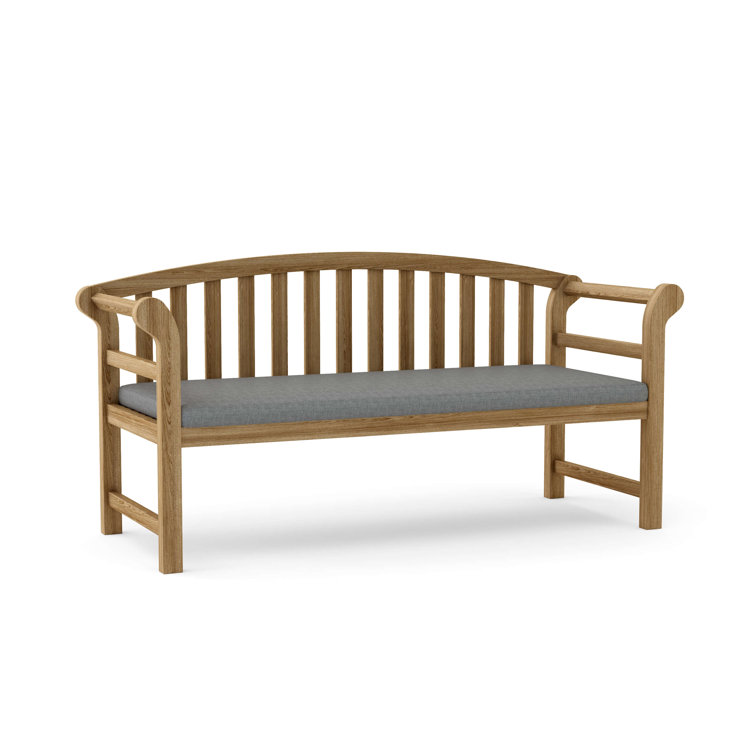 Brisbane Natural Teak Deep Seating Outdoor Bench
