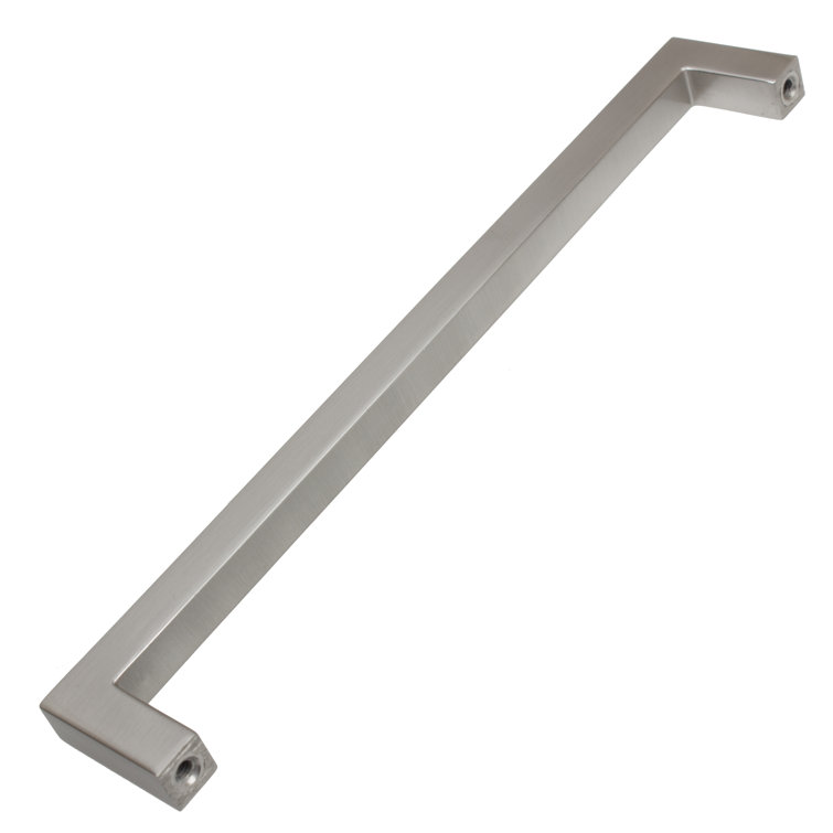 Satin Nickel 8.75" Modern Bar Cabinet Pull
