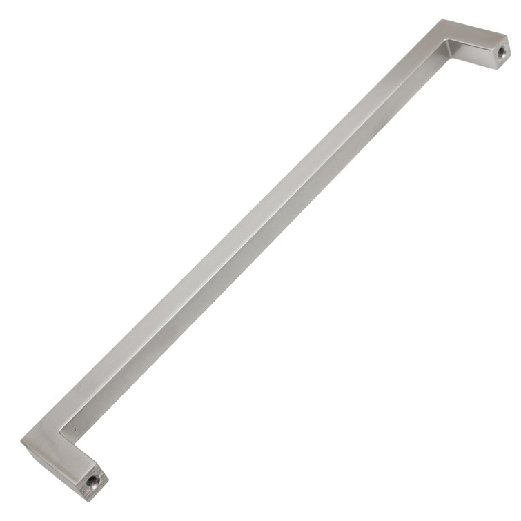 Satin Nickel 8.75" Modern Bar Cabinet Pull