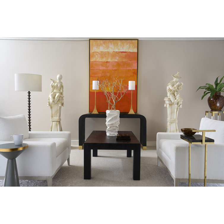 Douglas Freeman Antique Gold Leaf Iron Buffet Lamp